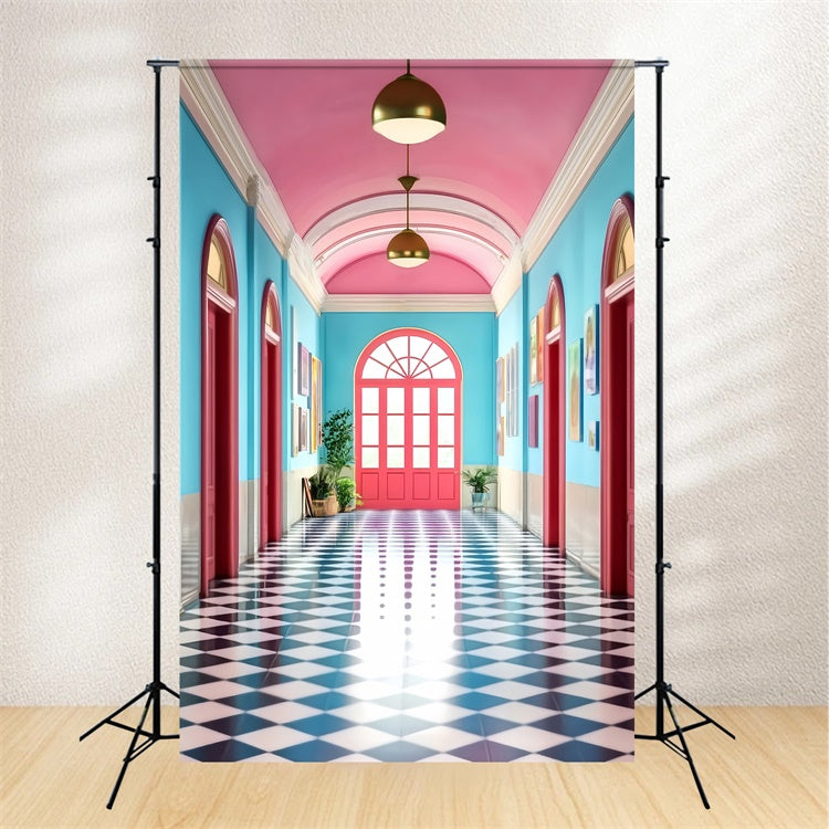 Toile de fond Photo École Couloir Sucré en Salle de Classe LXX57-47
