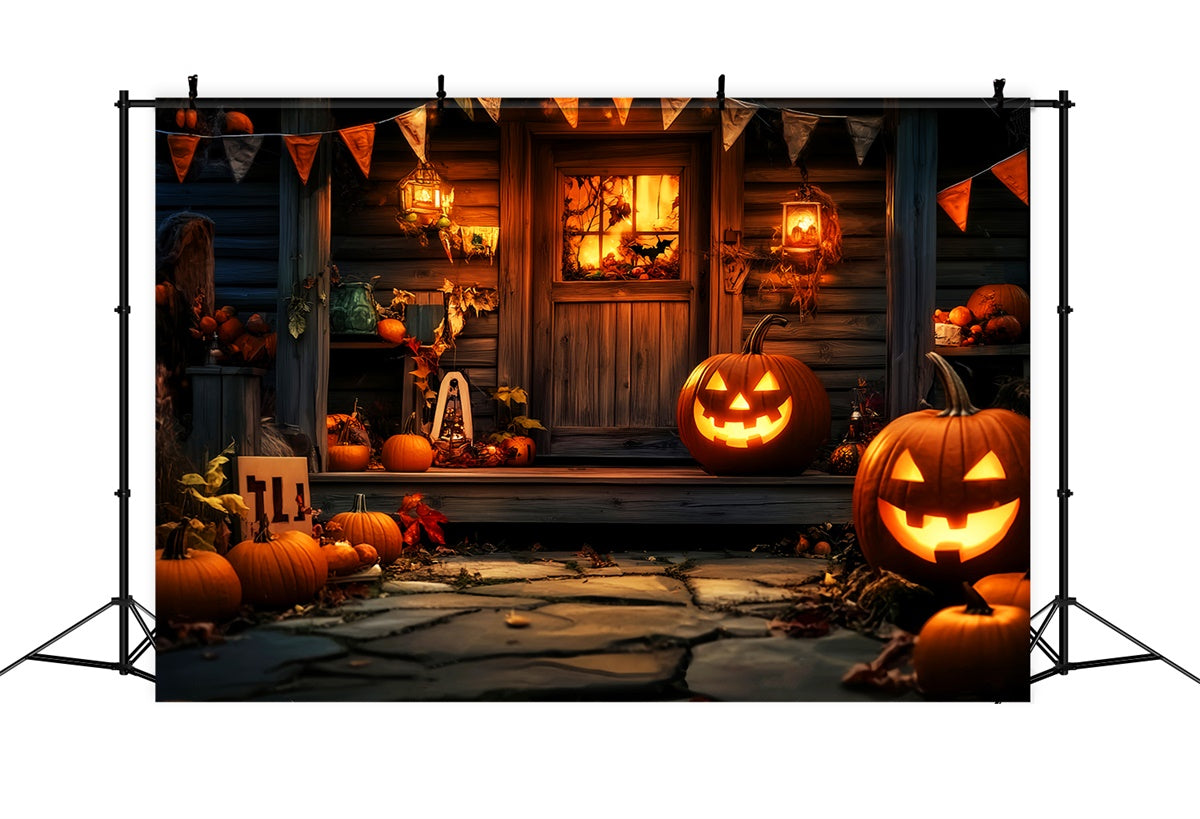 Toile de fond Halloween Porte Hantée de la Moisson LXX57-78