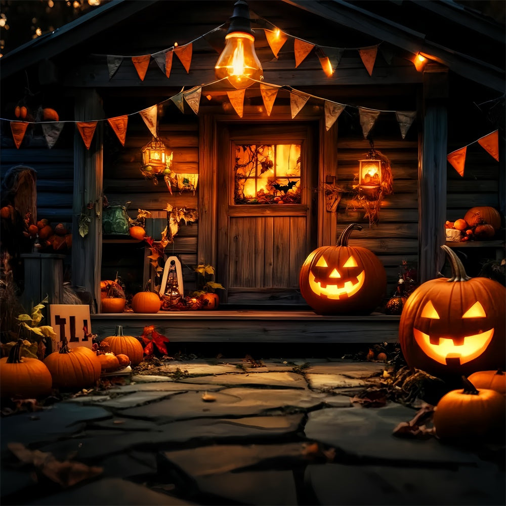 Toile de fond Halloween Porte Hantée de la Moisson LXX57-78