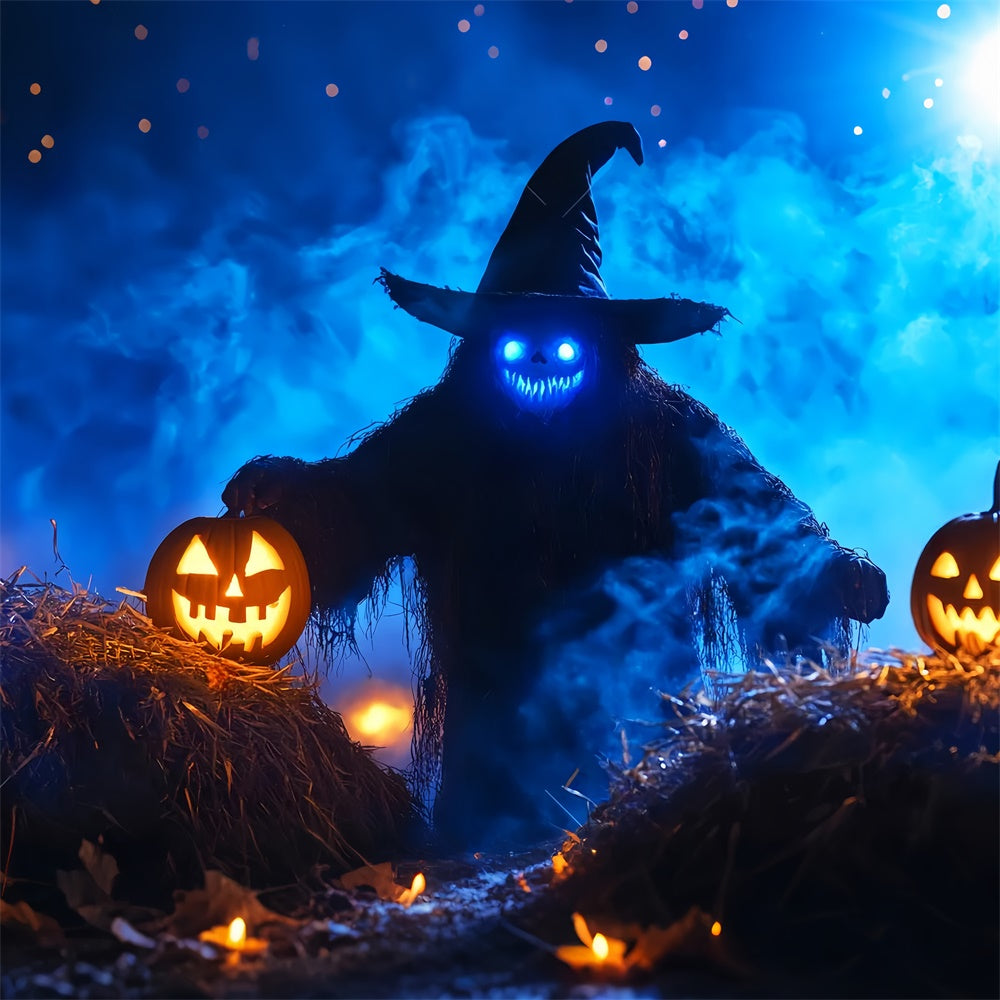 Toile de fond Photo Halloween Sorcière de Paille Sinistre LXX57-89