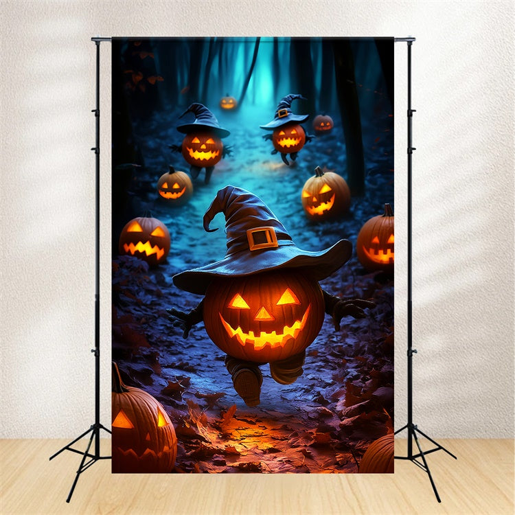 Toile de fond Photo Halloween Parade de Malice Citrouille LXX57-97