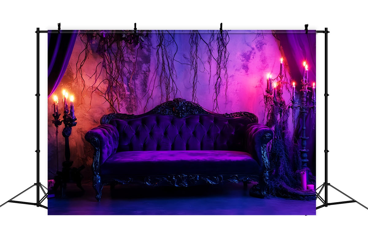 Toile de fond Halloween Salon Hanté Glamour LXX57-98