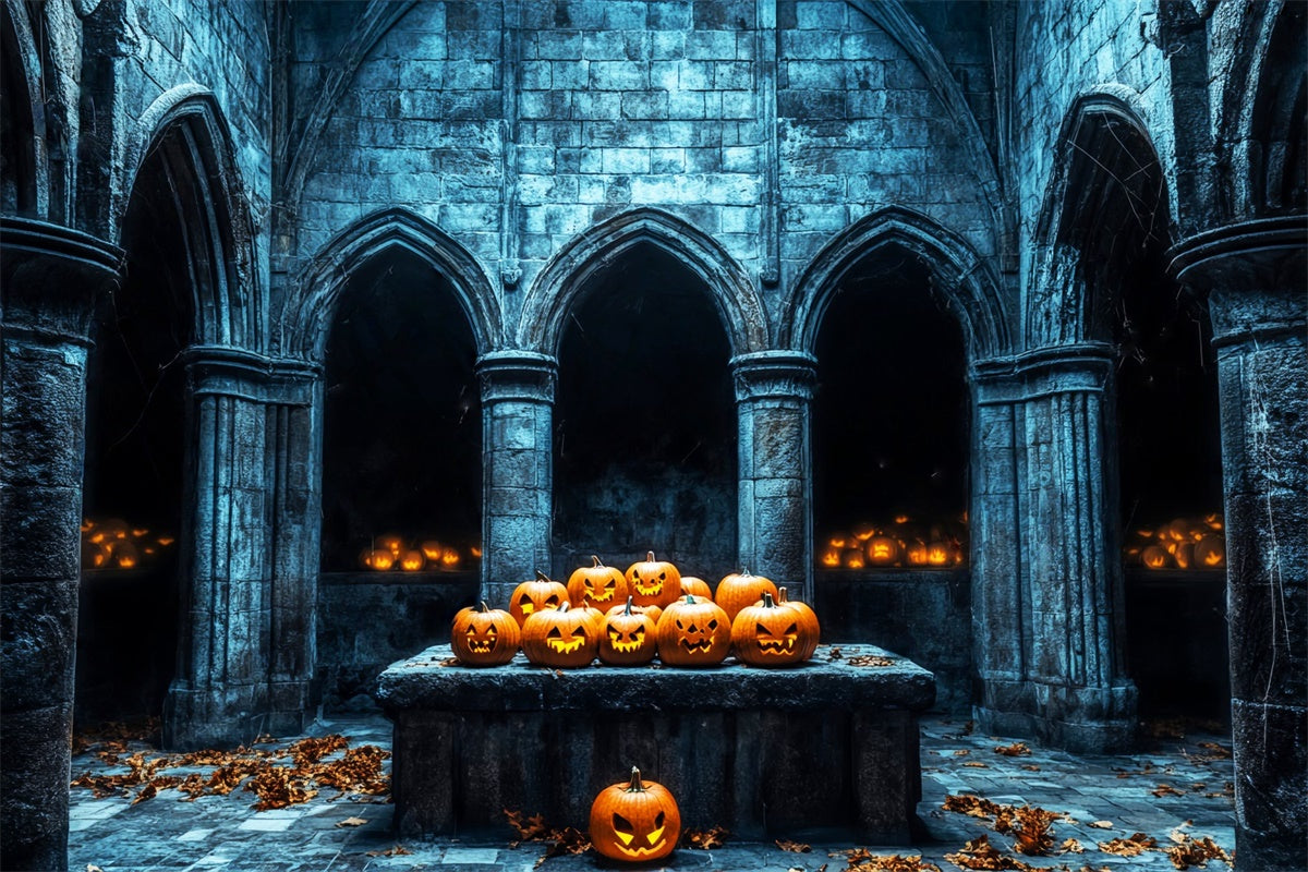 Toile halloween Crypte de Pierre Hantée LXX58-11
