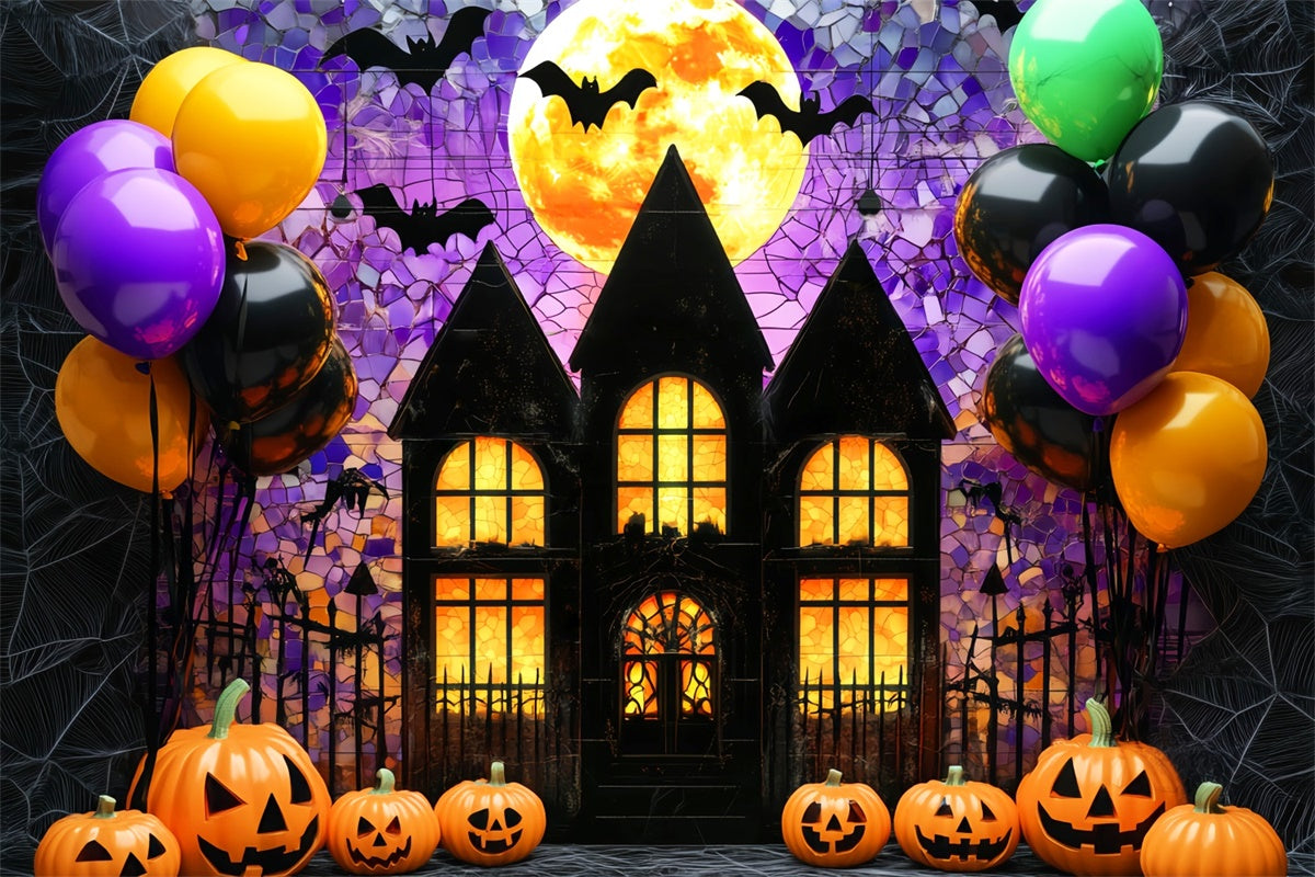 Fond studio halloween Fête Clair de Lune Effrayante LXX58-14