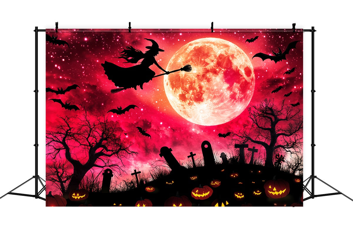 Fond halloween photo Sorcière Lune de Sang LXX58-28