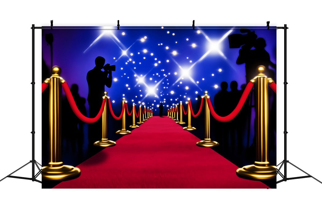 Toile de fond Tapis Rouge Nuit Hollywood Scène Photo LXX58-324