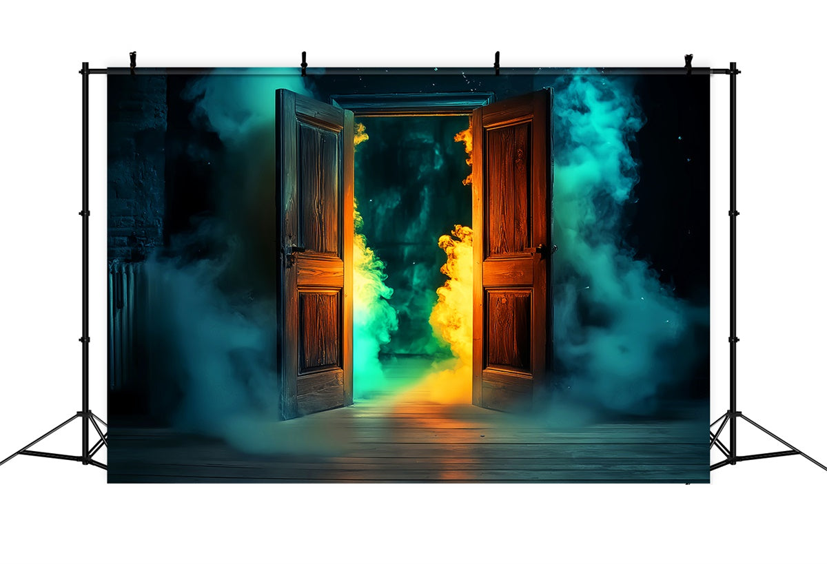 Toile de fond halloween Porte Brillante Sombre Garage LXX58-34