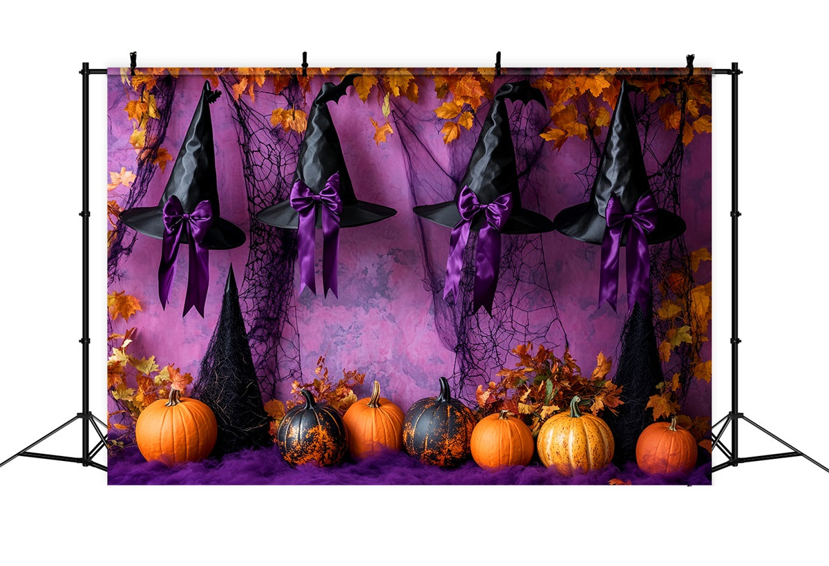 Fond photo halloween Rubans Sorcière Enchantée LXX58-41