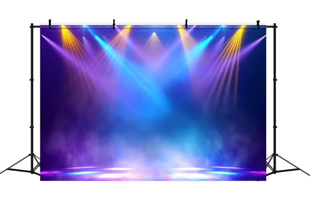 Toile de fond Danse Projecteur Scène Colorée Lumières Néon LXX59-12