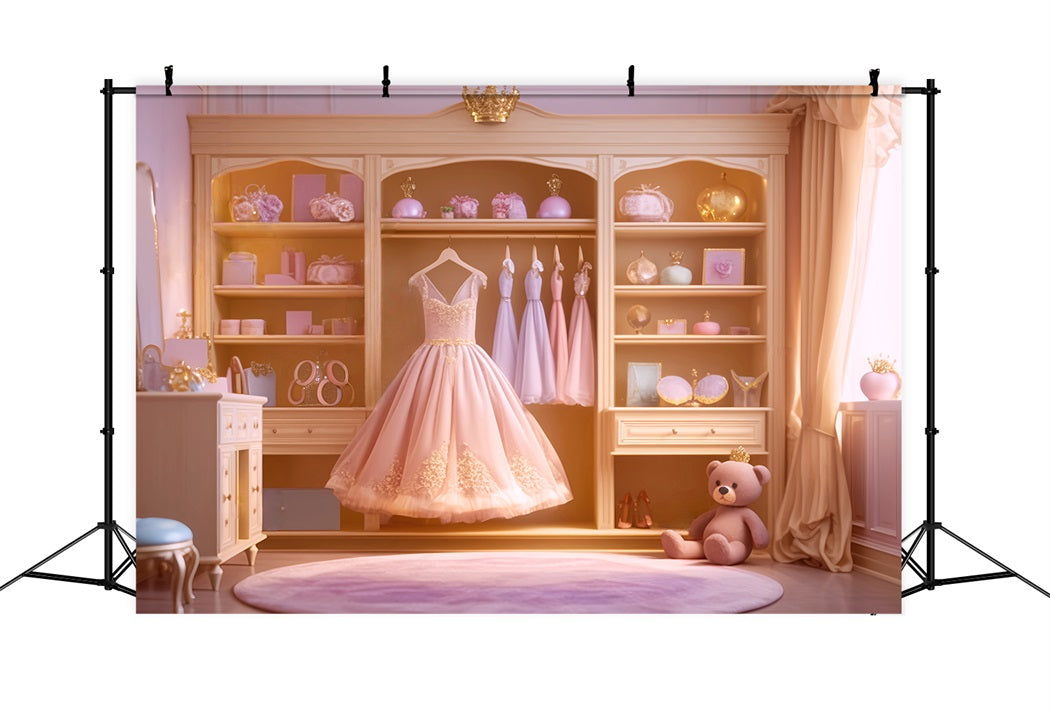 Toile de fond Danse Garde-Robe Royale Élégance Rose LXX59-25