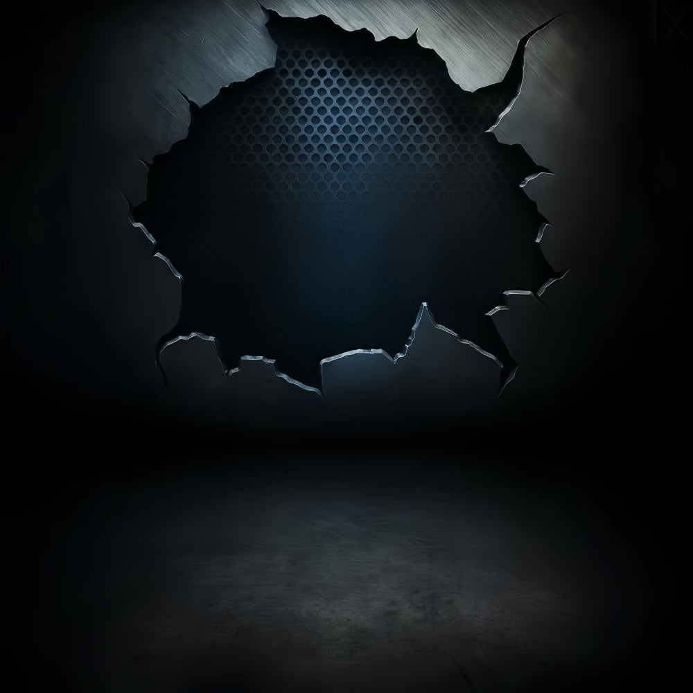 Fond pour photo en béton Fond pour portrait avec texture de grille métallique industrielle LXX59-432