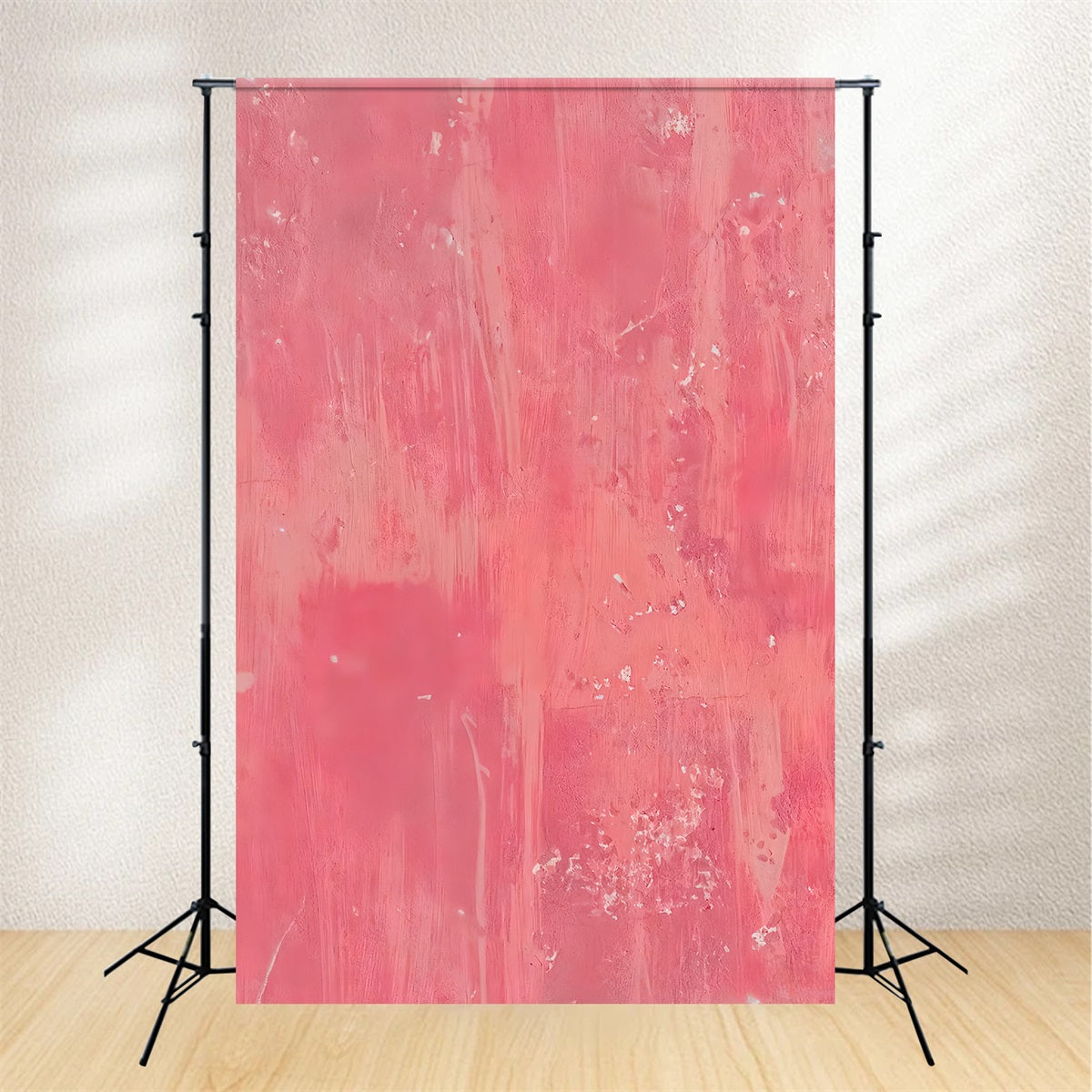 Fond en béton pour photographie Fond pour portrait avec surface texturée corail doux LXX59-455