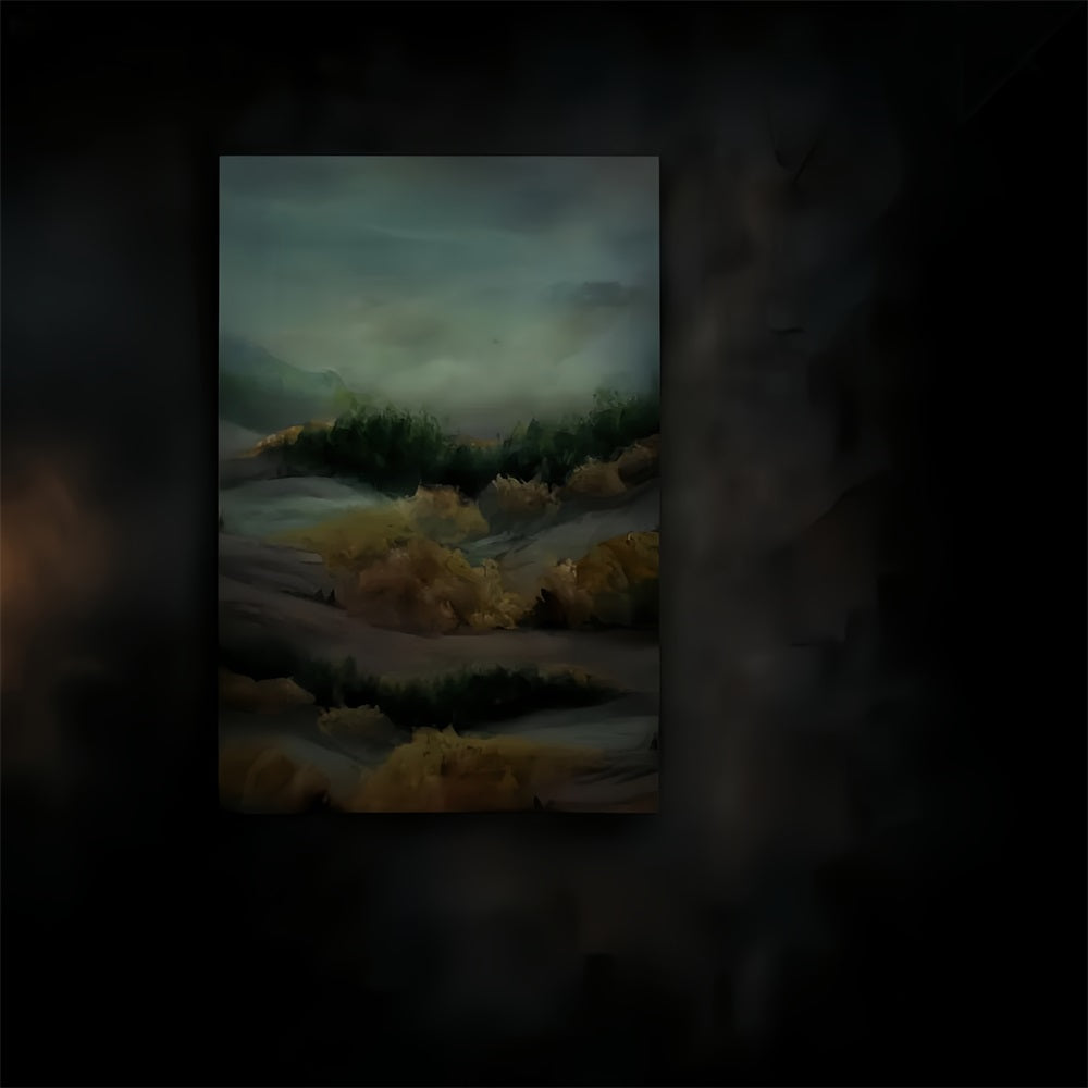 Fond de studio pour portraits Paysage automnal brumeux Fond pour portraits LXX59-464