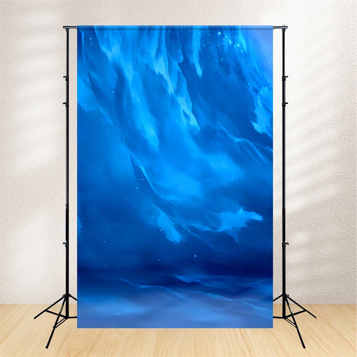 Fond bleu pour portraits Bleu arctique profond Fond abstrait pour portraits LXX59-466