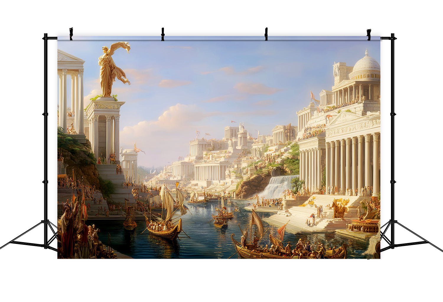 Toile de fond Paris Port Antique Grec Ville Européenne LXX59-47