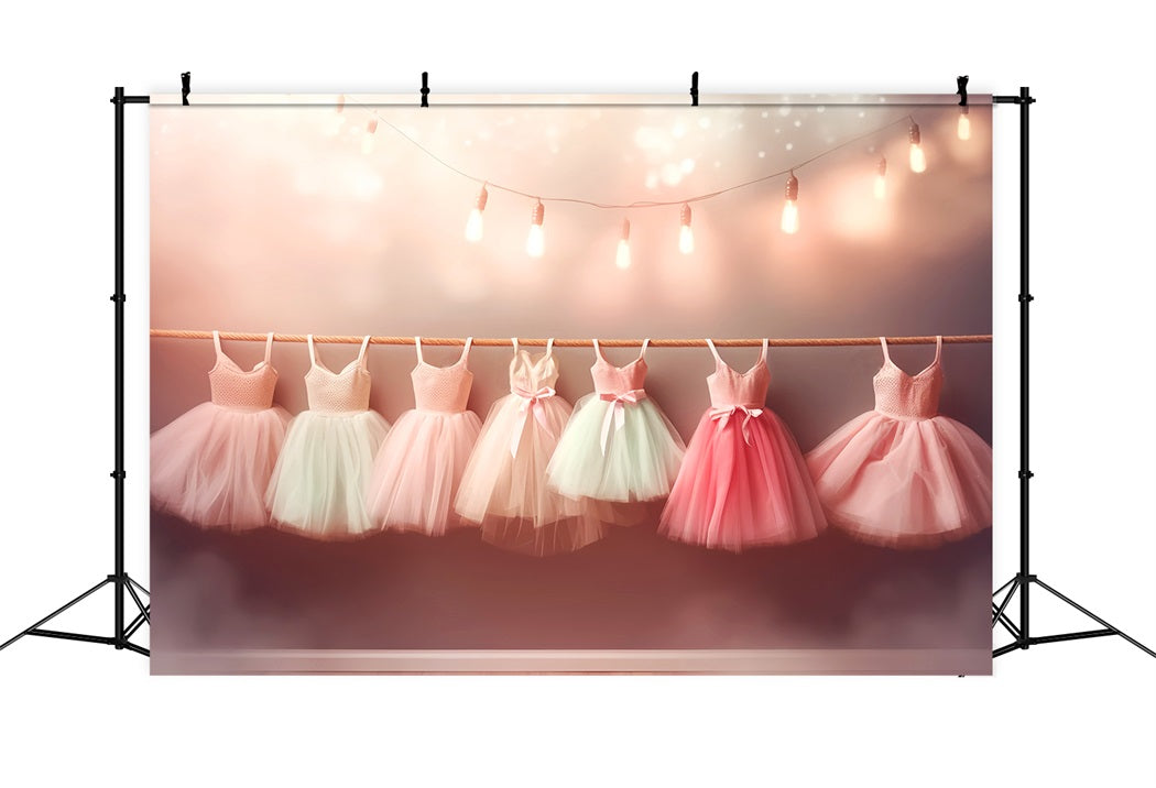 Toile de fond Danse Rangée de Robes Ballet Pastel LXX59-8