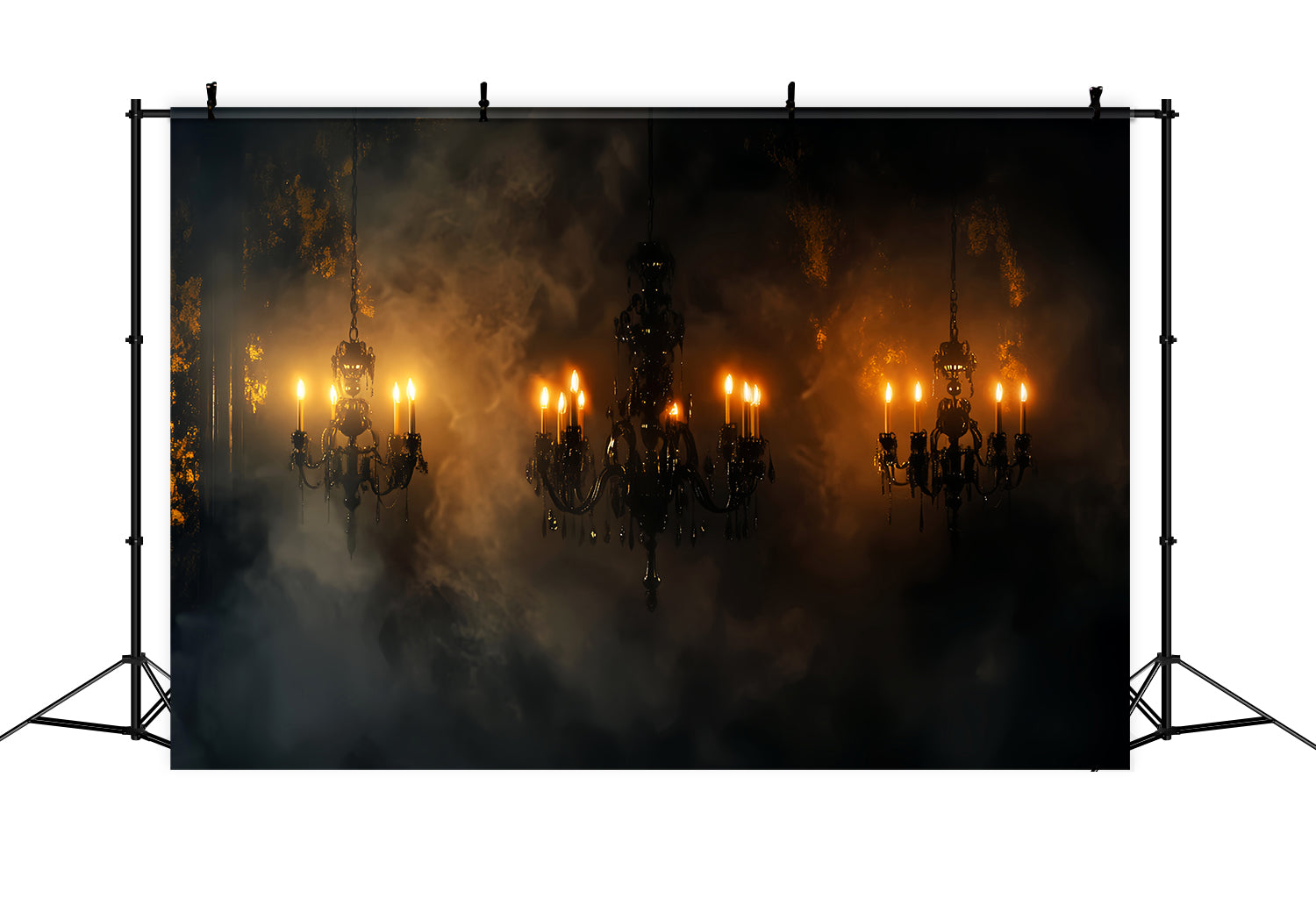Fond Studio Halloween Effrayant Lustre Foncé Brouillard Lueur LXX59-98