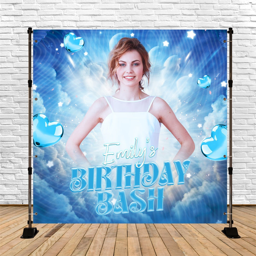 Toile de fond Personnalisable Anniversaire Rêves Célestes Fête LXX6-97