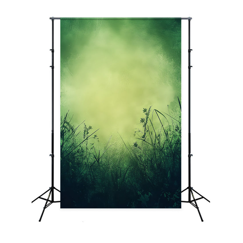 Fond pour portraits photo Verdant Meadow Glow Mist Fond pour portraits en studio LXX61-11