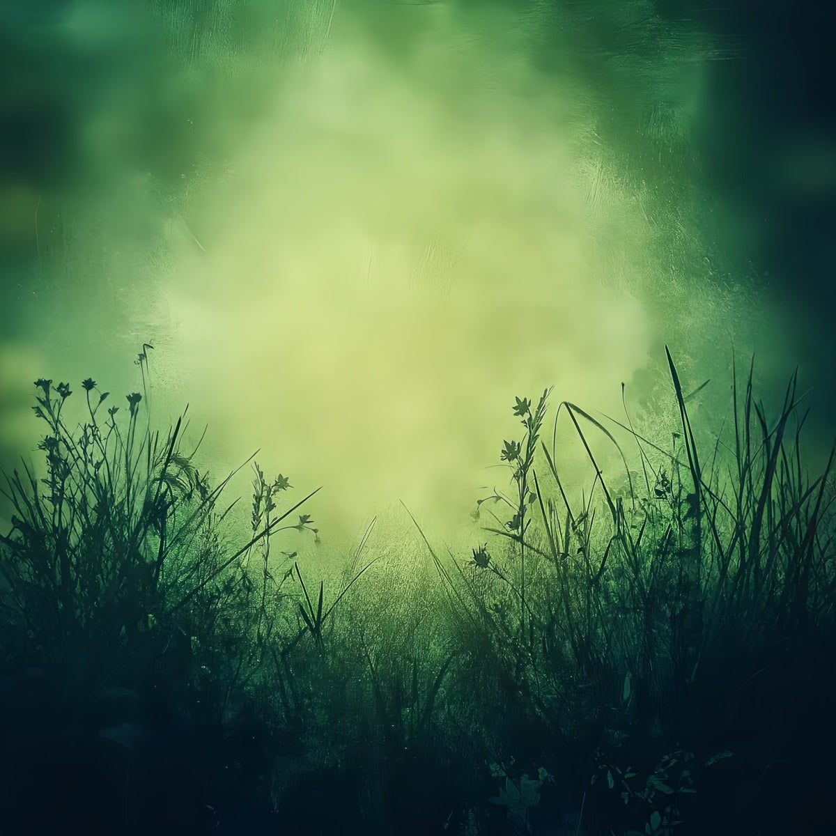 Fond pour portraits photo Verdant Meadow Glow Mist Fond pour portraits en studio LXX61-11