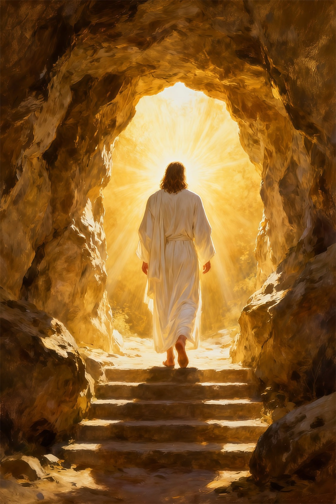 Toile de fond de Pâques Il Est Ressuscité Gloire Matinale LXX61-135