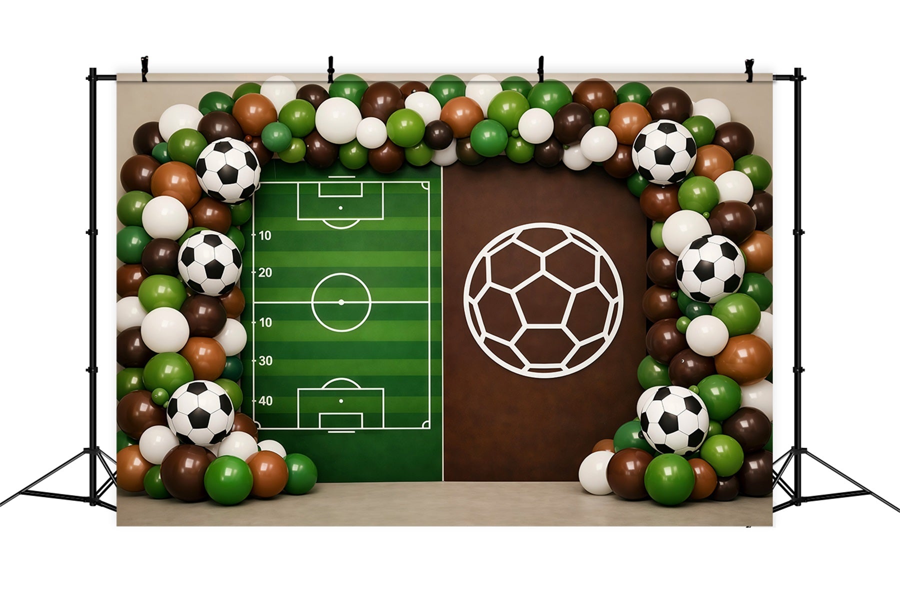 Fond Photo Football Présentation Arche Ballons Playbook LXX61-222