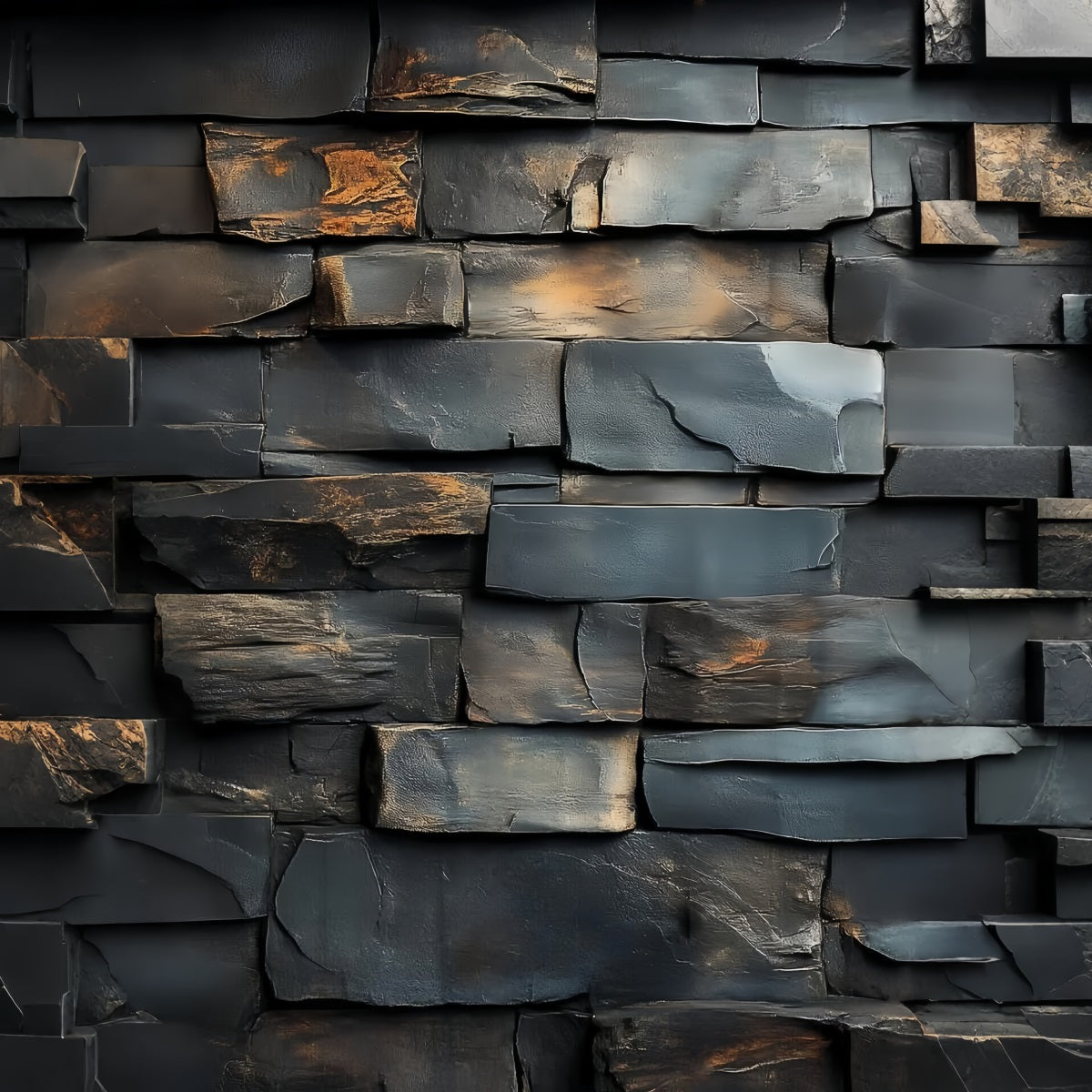 Toile de fond pour studio photo texture ardoise charbon mur en brique LXX61-29