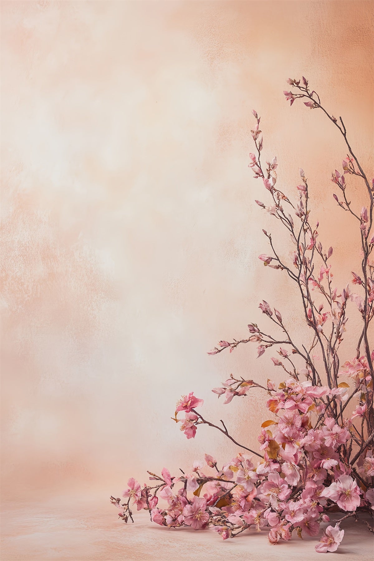 Toile de fond pour portraits photographiques Blush Cherry Blossom Toiles de fond pour portraits en studio LXX61-5