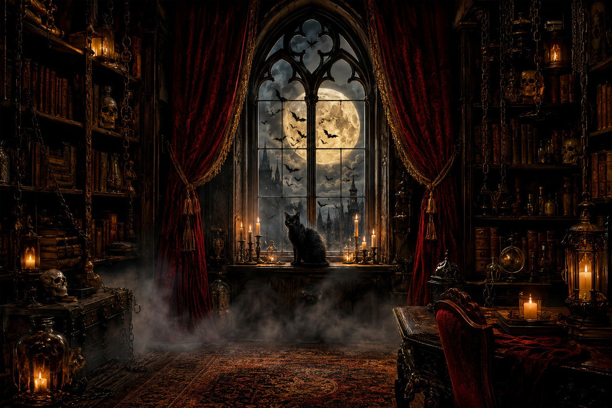 Idées De Décors Effrayants Pour Halloween Fond Pour Séance Photo D'Halloween LXX67-187