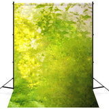 Printemps Art Nuances de vert Entrelacées au soleil Toile de fond M1-61