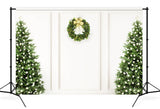 Tête de lit de Noël Rétro Mur Blanc Toile de fond M11-40