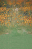 Toile de Fond de Peinture Aquarelle Florale Abstraite M5-80