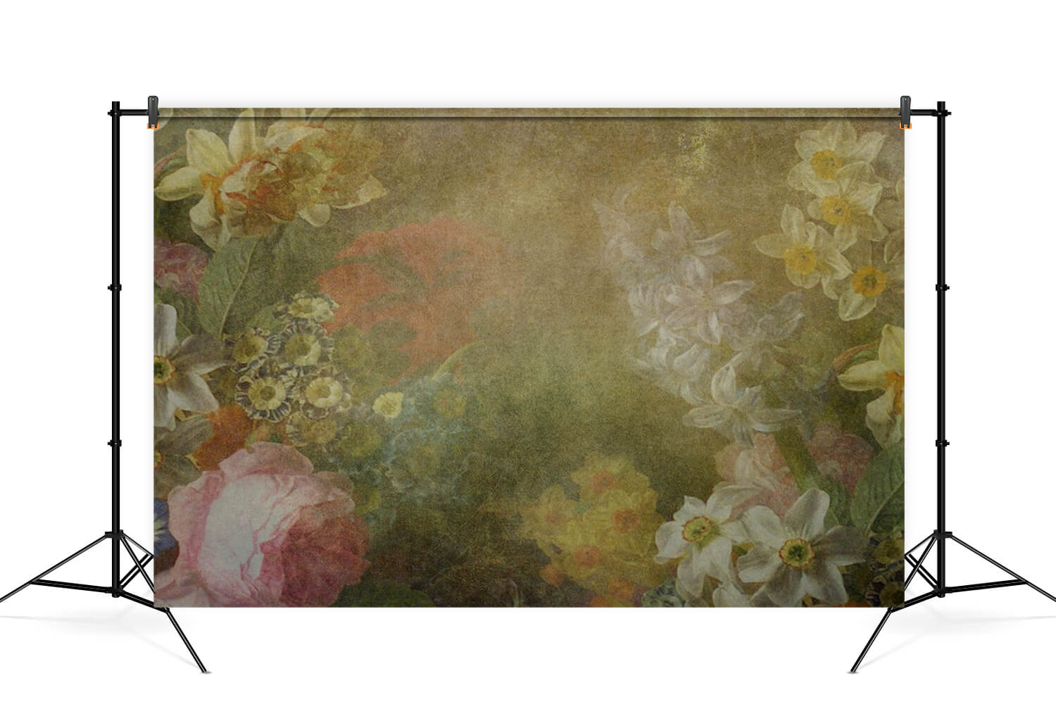 Toile de Fond Texturée Florale Abstraite Fine Art M6-110