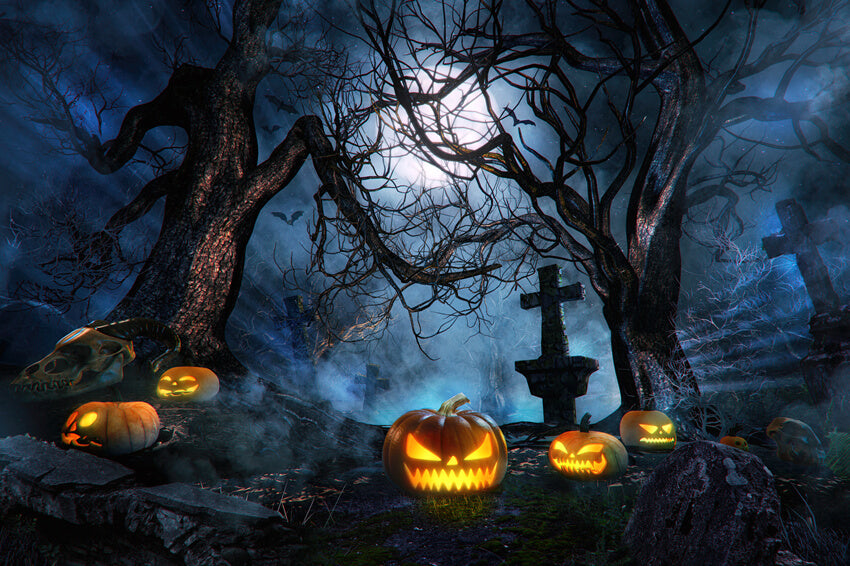 Horreur Nuit Halloween Photographie Toile de Fond M6-123
