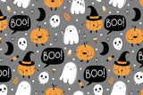 Halloween Dessin Animé Citrouille Fantôme Bonbons Toile de Fond M6-137