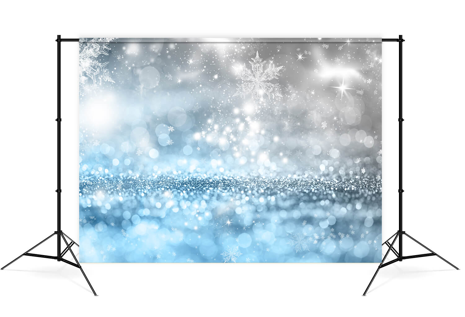 Toile de Fond de Photographie de Flocon de Neige Tombant de Glace d'Hiver M7-45