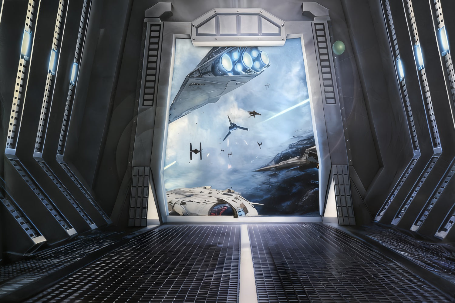 Fonds pour enfants Porte spatiale Bateaux Fond photo pour enfants MRR10-48