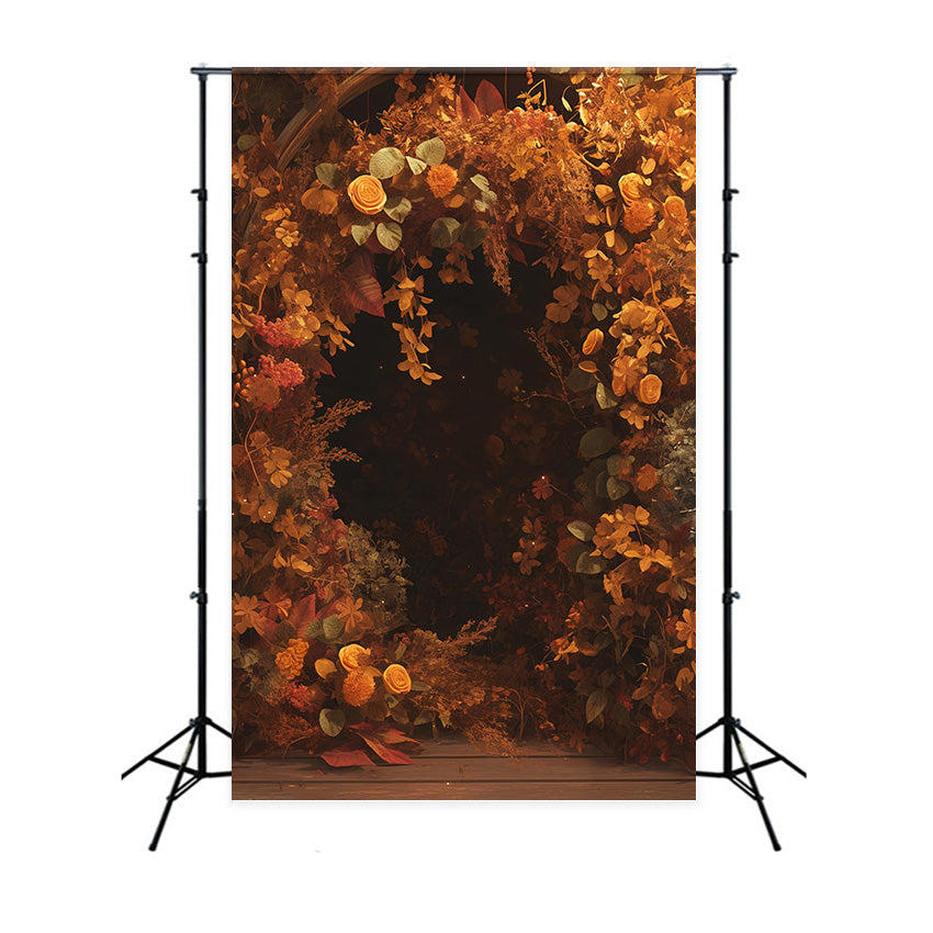 Toile de fond Photo Automne Romance Florale Rustique MRR7-143