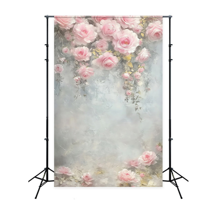 Toile de fond Art Raffiné Pétales Douces Muslin MRR7-205
