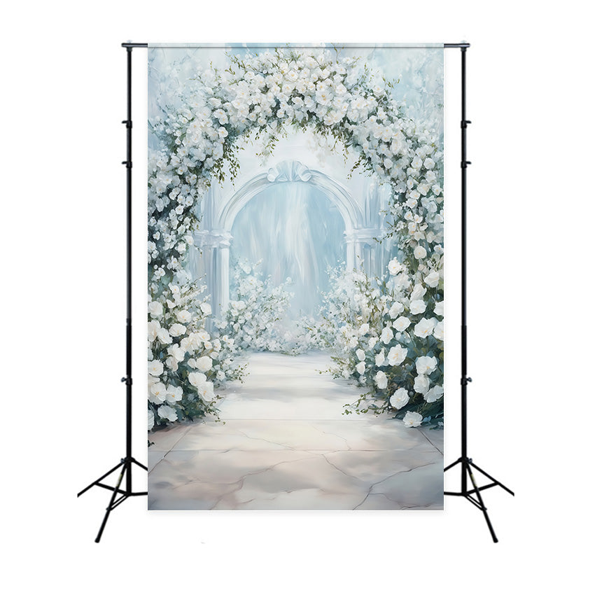 Toile de fond Photographie Art Raffiné Jardin Angélique de Roses MRR7-207