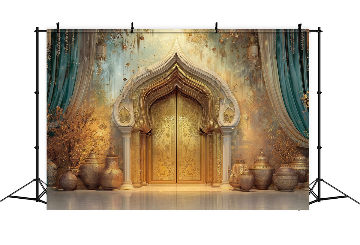 Toile de fond Photo Vintage Entrée Royale Exotique MRR7-227