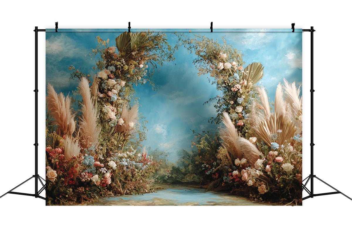 Toile de fond photo bohème Jardin Voûte Céleste MRR7-241
