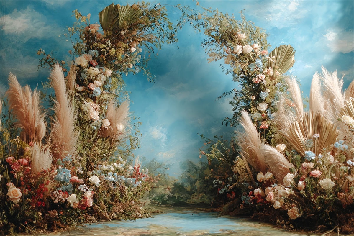 Toile de fond photo bohème Jardin Voûte Céleste MRR7-241