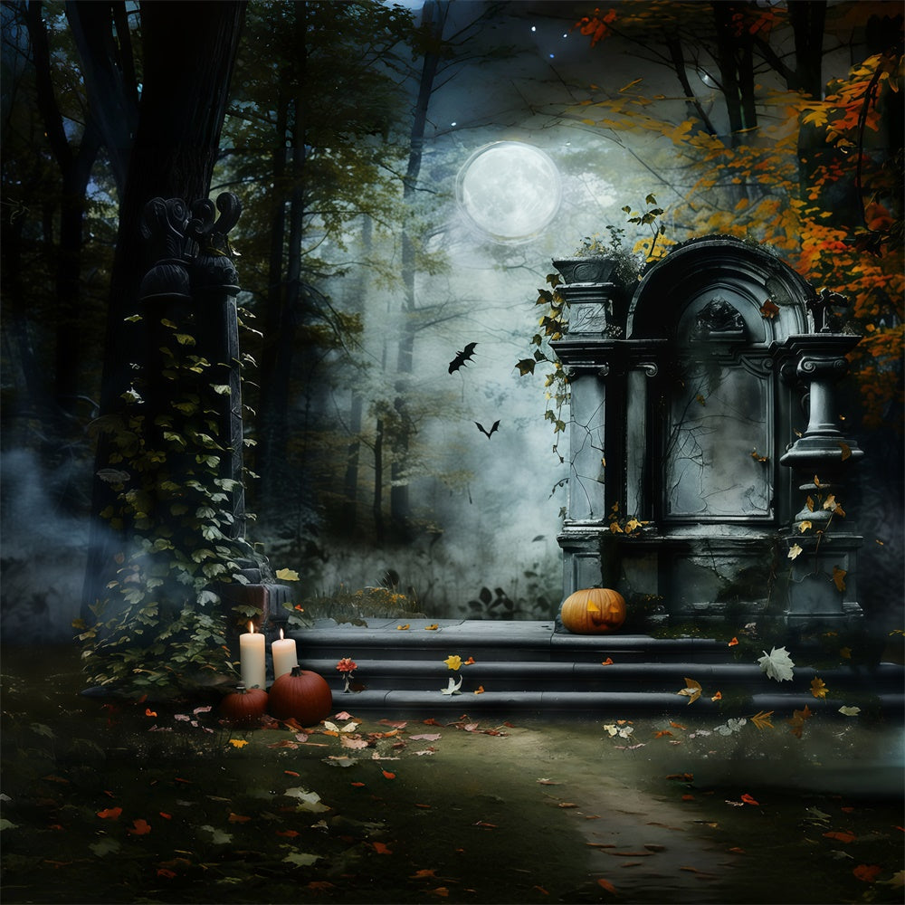 Toile de fond Photo Halloween Marches Gothiques du Cimetière MRR7-25