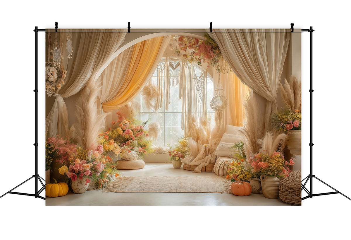 Toile de fond photo bohème Chambre Bohème Confortable MRR7-261