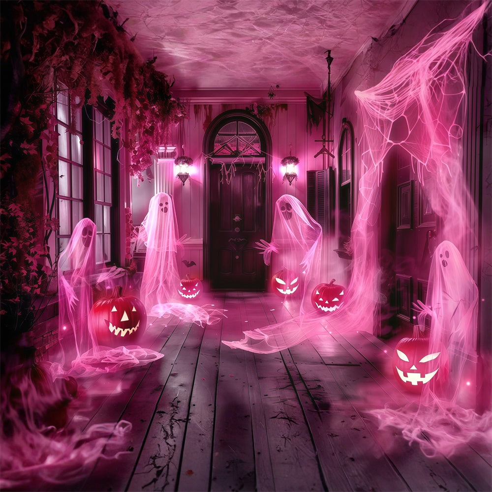 Toile de fond Halloween Fête Fantôme sur le Porche MRR7-32