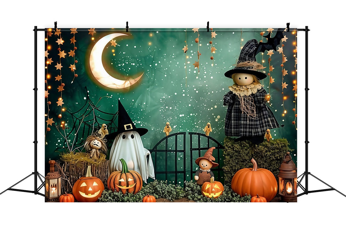 Toile de fond Halloween Parade de Poupées au Clair de Lune MRR7-40