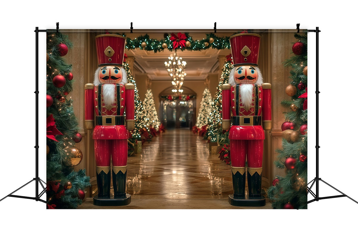Toile de fond Noël Couloir Casse-Noisette Classique MRR7-83