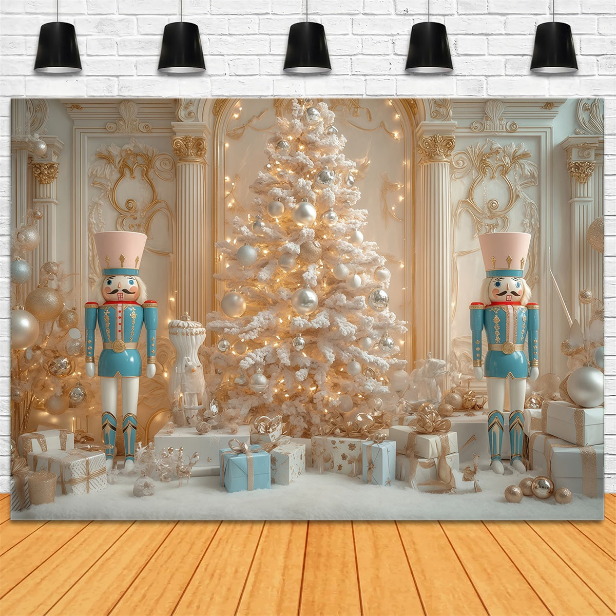 Toile de fond Noël Rêves au Palais Givré MRR7-85