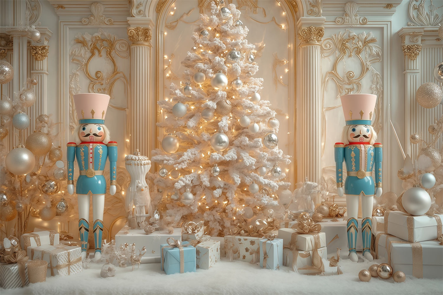Toile de fond Noël Rêves au Palais Givré MRR7-85